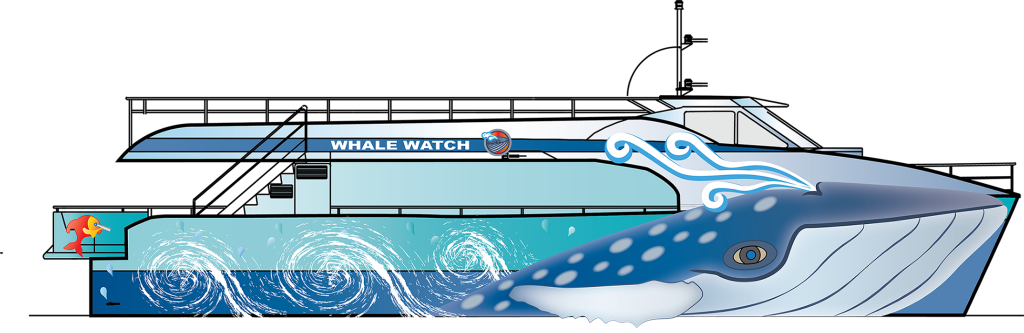 Graphic Design Project for a Boat Wrapping.